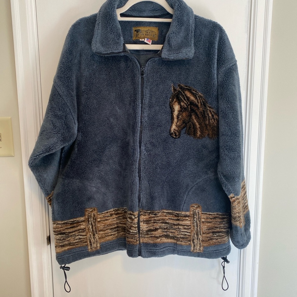 Vintage Bear Ridge Outfitters Jacket Horses